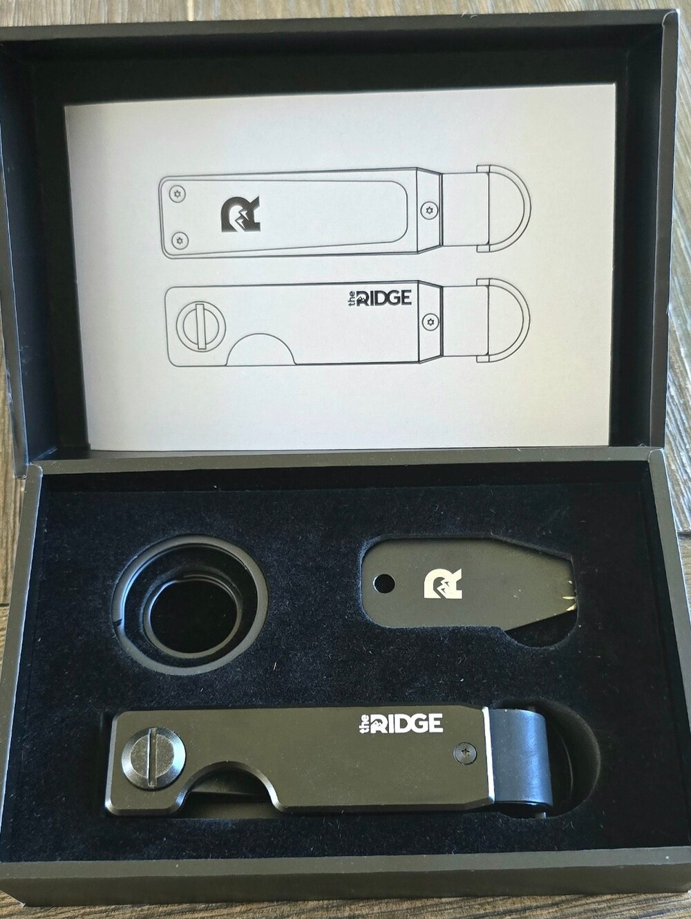 The Ridge Keycase - Aluminum Black